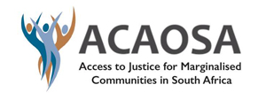 logo of Access to Justice for Marginalized Communities in South Africa (ACAOSA)