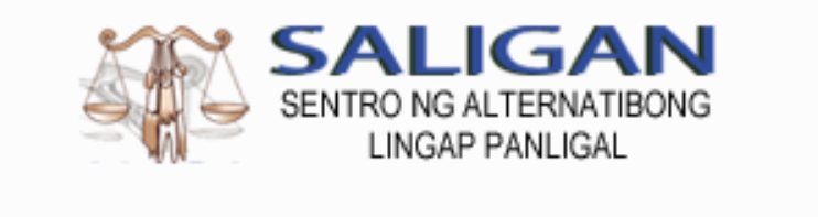 logo of Sentro ng Alternatibong Lingap Panligal (SALIGAN, or Alternative Legal Assistance Center)